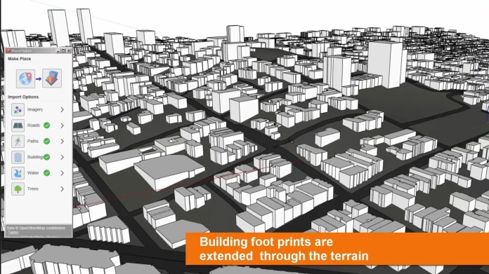 PlaceMaker 1 rok – model miasta 3D w SketchUp